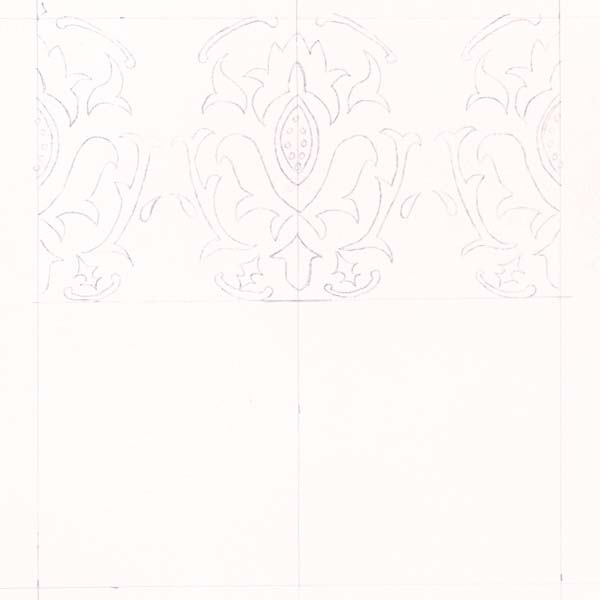 Use a Tracing Paper Trick to Create Seamless Wallpaper